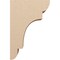 Ekena Millwork 10"W x 20"D x 30"H Classic New Brighton Rough Cedar Woodgrain TimberThane Corbel, Primed Tan CORUR10X20X30NEBRCPR - alternate 6